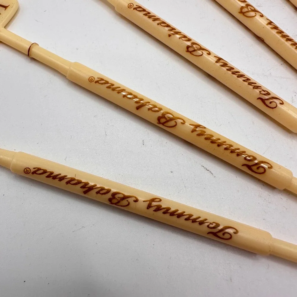 10 NEW Tommy Bahama Rum Swizzle Sticks NOS Faux Bamboo Tropical Barware Stirrers